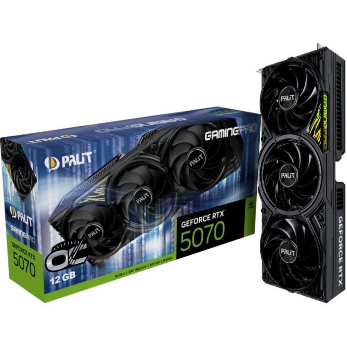 Palit RTX5070 GamingPro OC 12GB GDDR7 HDMI 3xDP 9