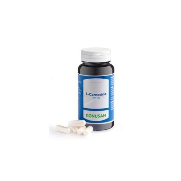 BONUSAN L-Carnosina 200 Mg 60 Cápsulas Vegetarianas, Suplemento para Deportistas y Absorción Óptima