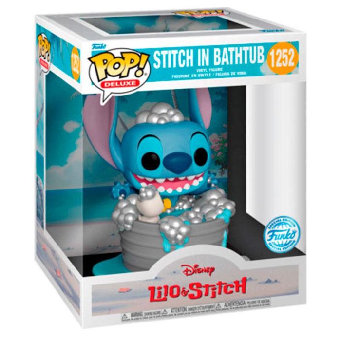 FUNKO POP Deluxe Figura Disney Lilo & Stitch - Stitch in Bathtub Exclusive