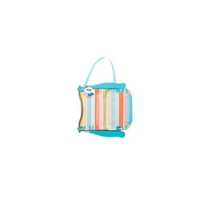 Silla de playa plegable aluminio 4 posiciones con cojin y bolsillo lateral. 48x47x74cm Silla de playa plegable aluminio 4 posiciones con cojin y bolsillo lateral. 48x47x74cm