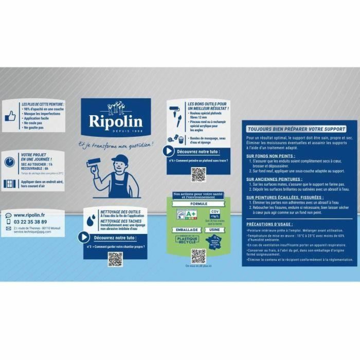 Ripolin RIP3174269072775 Pintura para techos de cocina y baño Blanco mate 1L 1 Ripolin RIP3174269072775 Pintura para techos de cocina y baño Blanco mate 1L 1
