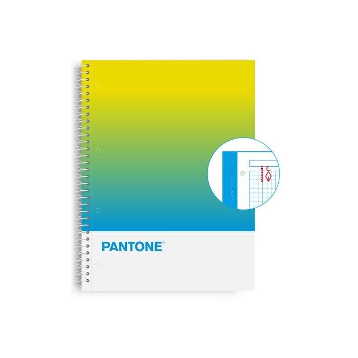 Bloc Escolofi Notebook Pantone Together A4 80H Cuadric.5X5 90G Life (Set de 5)