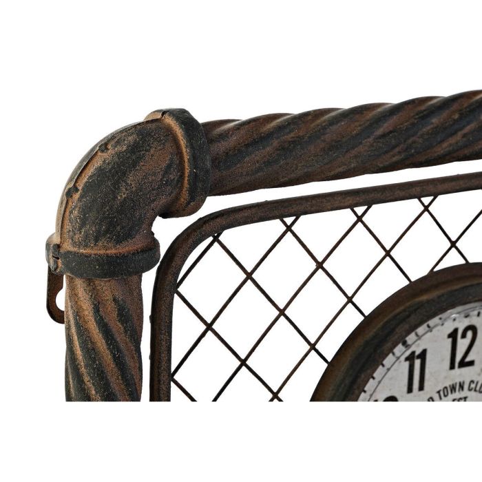 Reloj de Pared Home ESPRIT Gris oscuro Polipropileno Hierro 93 x 5 x 42 cm 1 Reloj de Pared Home ESPRIT Gris oscuro Polipropileno Hierro 93 x 5 x 42 cm 1