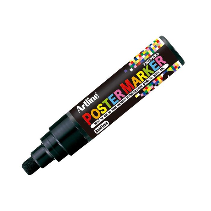 Rotulador Artline Poster Marker Epp-6-Neg Punta Redonda 6 mm Color Negro 1