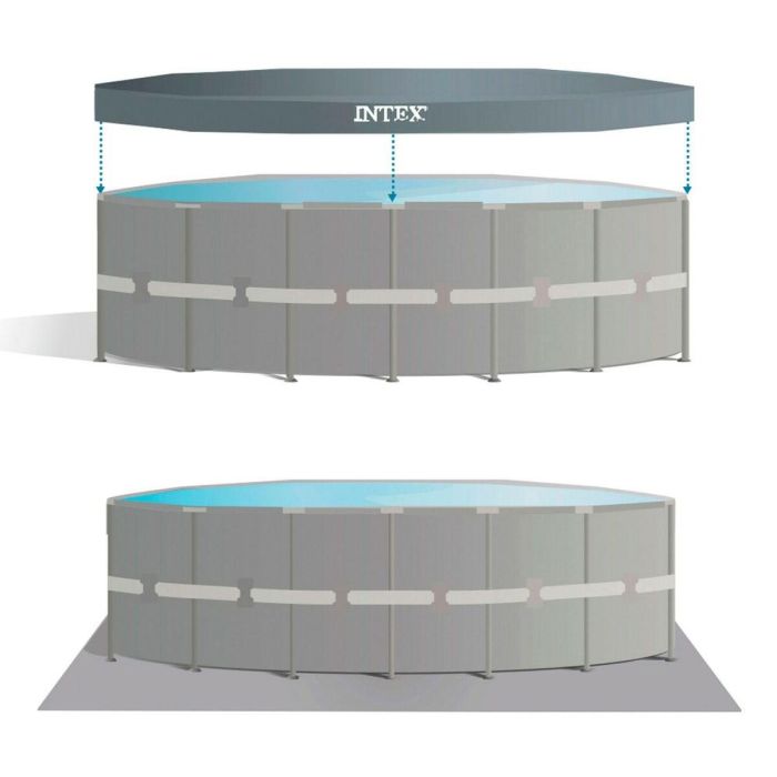 Piscina Desmontable Intex 26334 610 x 122 x 610 cm 3