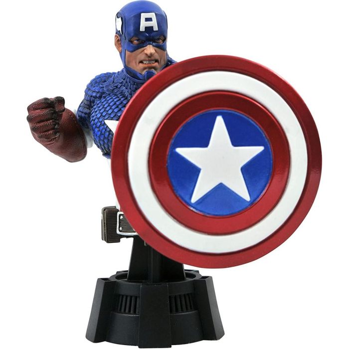 Diamond Select Toys Marvel Animated Busto Capitán America Resina Edición Limitada 0 Diamond Select Toys Marvel Animated Busto Capitán America Resina Edición Limitada 0