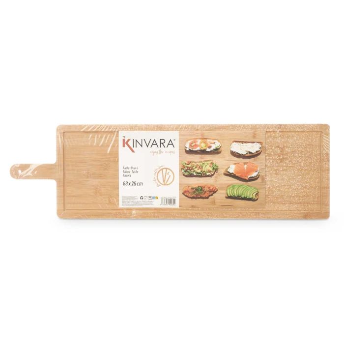 Tabla Bambu Xxl 88X26Cm Kinvara (6 Unidades) 2 Tabla Bambu Xxl 88X26Cm Kinvara (6 Unidades) 2