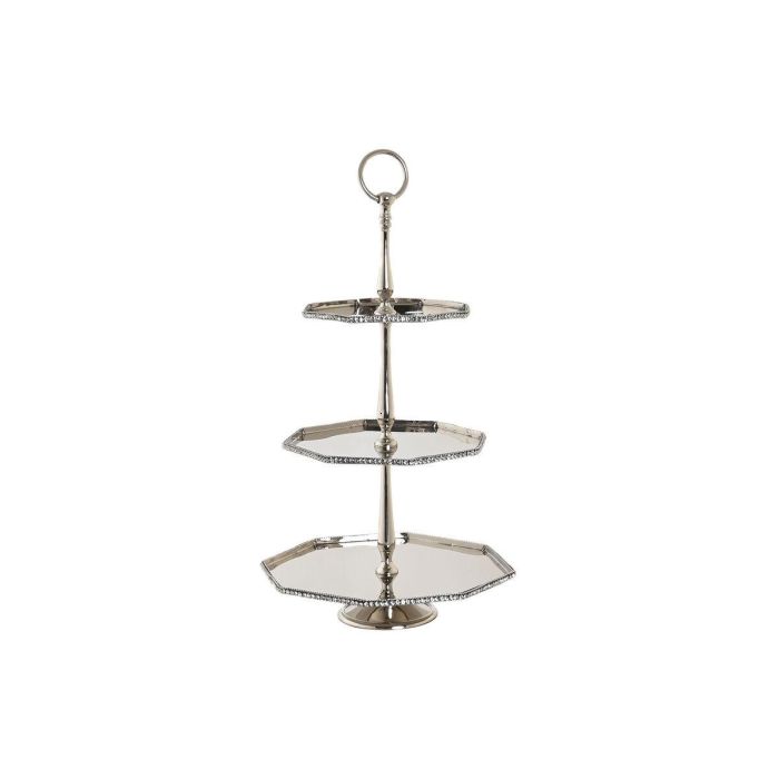 Centro Mesa Tradicional DKD Home Decor Plateado 28 x 47 x 28 cm Centro Mesa Tradicional DKD Home Decor Plateado 28 x 47 x 28 cm