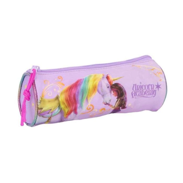 Portatodo redondo unicorn academy 20x7x7 cm Portatodo redondo unicorn academy 20x7x7 cm