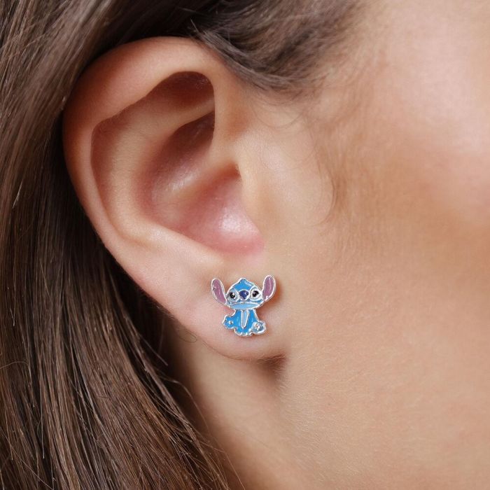 Pendientes Stitch Disney plata 2