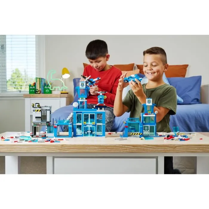 Zuru Construcción Estación de Bomberos y Policía Max Build 976 Piezas 55 x 40 cm 4