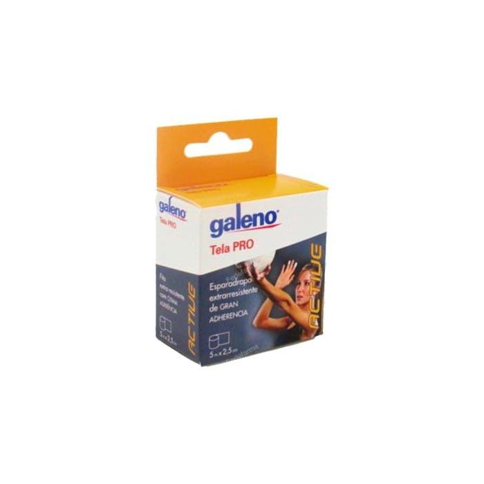 GALENO Esparadrapo Tela Pro 5 M X 2,5 Cm Blanco