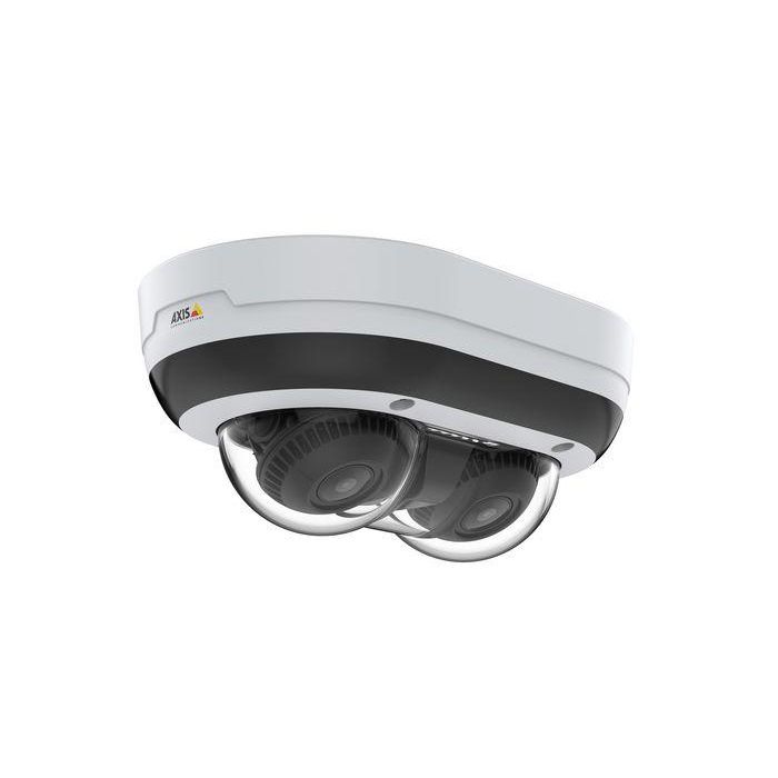 Axis Cámara IP dual P3715-PLVE para vigilancia 24/7 en interiores y exteriores con visión dual y WDR