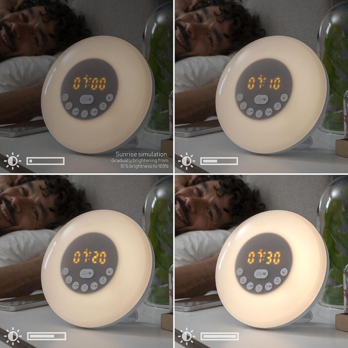 Despertador Amanecer con Altavoz Slockar InnovaGoods 11
