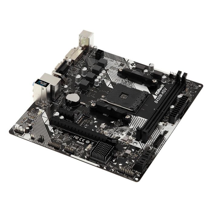 ASRock Placa Base AM4 B450M-HDV R4.0 mATX Socket AM4 AMD B450 Chipset 2 ASRock Placa Base AM4 B450M-HDV R4.0 mATX Socket AM4 AMD B450 Chipset 2