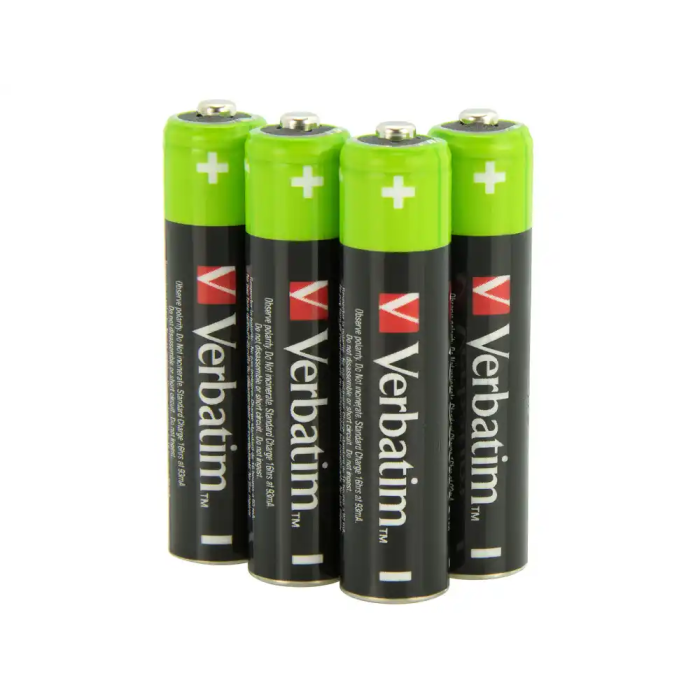 Verbatim Pilas Recargables AAA Premium HR03 950mAh 1.2V NiMH 2