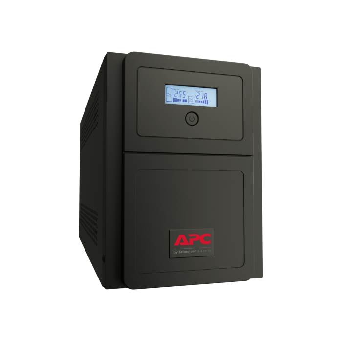 APC SMV1500CAI UPS Línea Interactiva 1,5 kVA 1050 W 6 Salidas AC Torre Negro Gris LCD