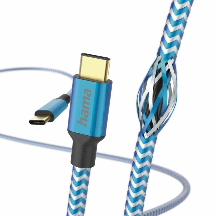 Cable USB-C Hama 00201557 Azul 1,5 m