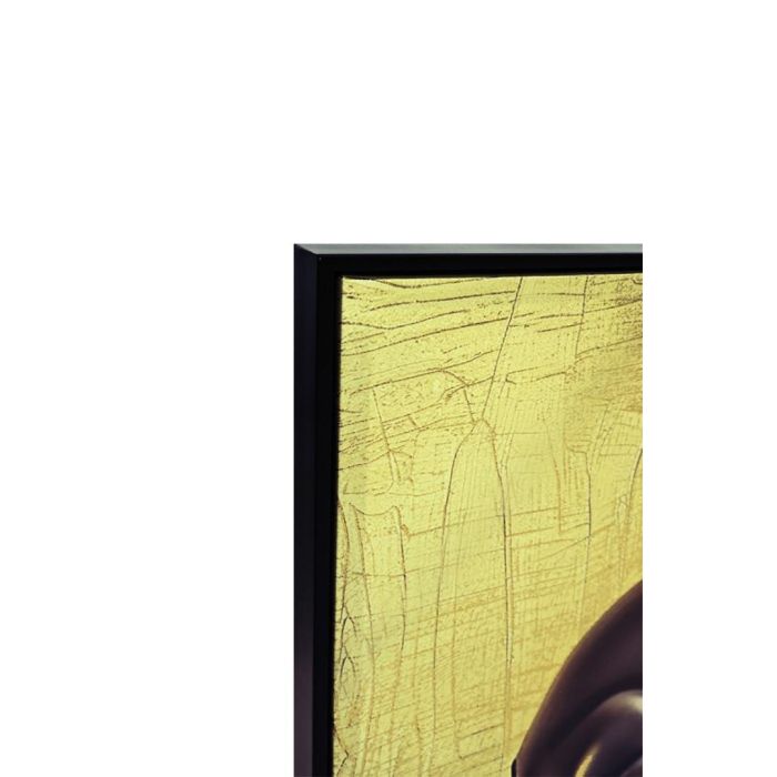 Cuadro Glam DKD Home Decor Dorado Negro 4 x 123 x 83 cm (2 Unidades) 1 Cuadro Glam DKD Home Decor Dorado Negro 4 x 123 x 83 cm (2 Unidades) 1