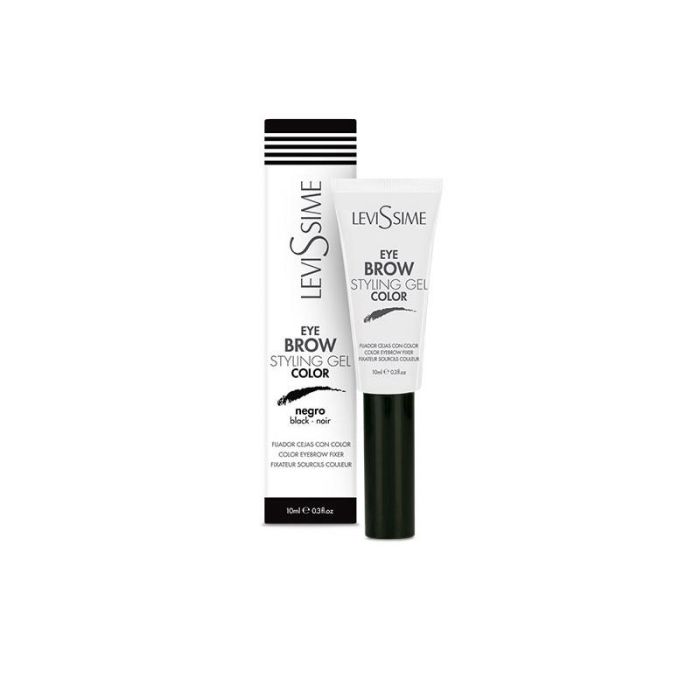 Eyebrow Styling Gel Negro 10 mL Levissime