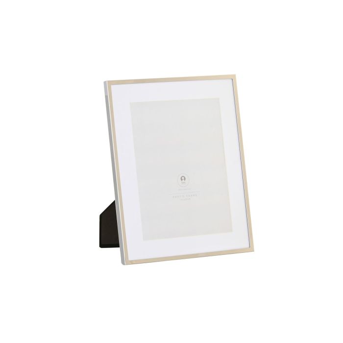 DKD Home Decor Marco de Fotos Básico para fotos 15x20 cm Plateado de Acero y Cristal - Set de 6 Unidades - Medidas 25.4 x 20.4 x 1 cm