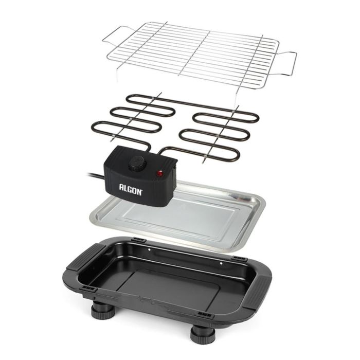 Barbacoa Eléctrica Algon 2000W - Ideal para Parrillas (2 Unidades) 1 Barbacoa Eléctrica Algon 2000W - Ideal para Parrillas (2 Unidades) 1