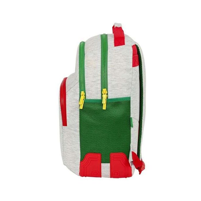 Mochila Escolar Benetton Pop Gris (32 x 42 x 15 cm) 2 Mochila Escolar Benetton Pop Gris (32 x 42 x 15 cm) 2