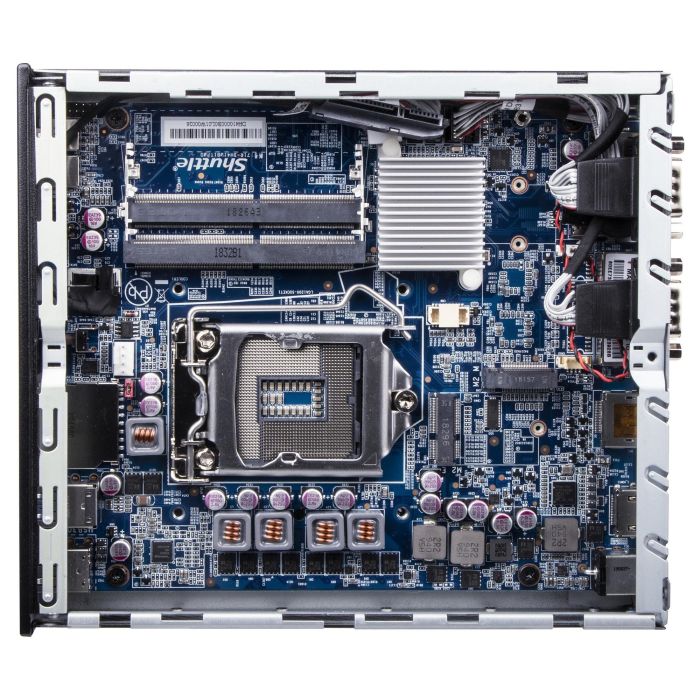 Shuttle DH610 Mini PC Barebone XPC slim Negro 6