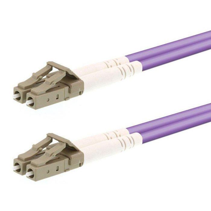 LOGON PROFESSIONAL AL5LCLC20I/4I Cable Fibra Óptica Patch LC/LC Multimodo 50/125µ OM4 Dúplex 20m 10 Gbps