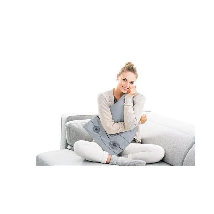 Beurer HK-125-XXL Almohadilla Electrónica Gris Marengo Tacto Suave Calentamiento Rápido Lavable (40x60 cm) 2
