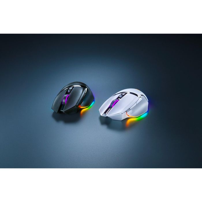 Razer Basilisk V3 Pro Ratón Gaming Inalámbrico Blanco, Óptico, Bluetooth/USB-C, 30000 DPI, 11 Botones Programables 4