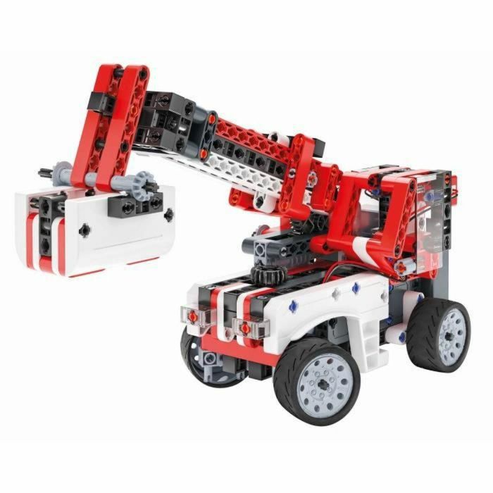 Clementoni 52663 - Camión de bomberos motorizado para construir - 4 modelos de mecánica e ingeniería 1