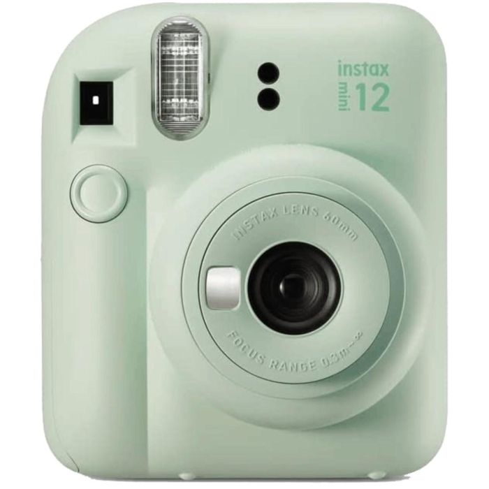 Fujifilm INSTAX mini 12 Cámara Instantánea con Flash Automático, Modo Selfie, Azul Pastel - 16806119
