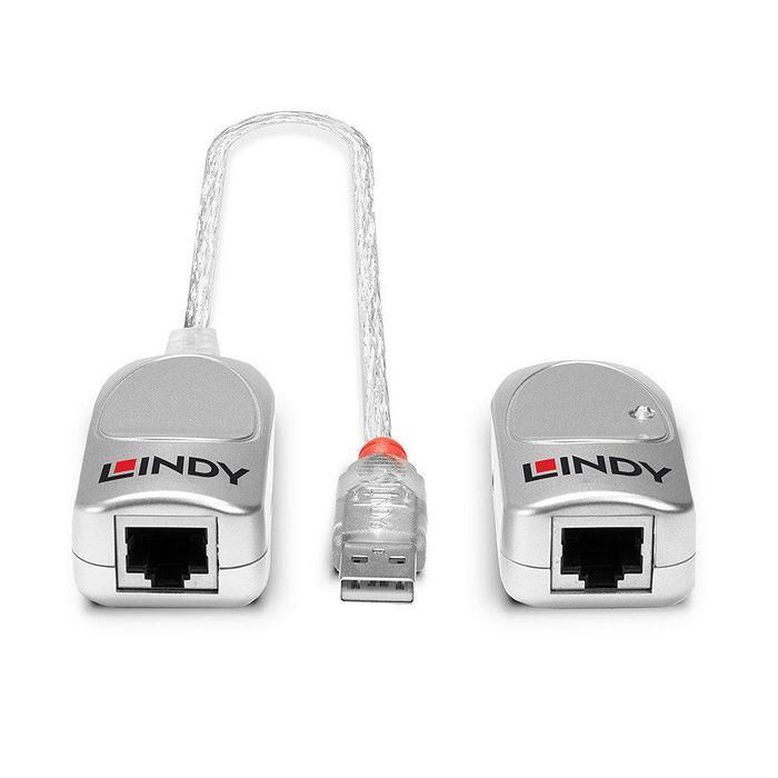 Lindy Extensor USB Cat.6 de 50m - Unidad Local y Remota para Conectar Dispositivos a PC/Laptop, Ideal para Acceso a Archivos 3