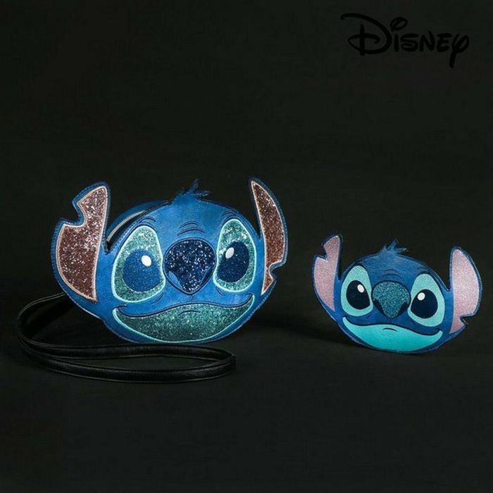 Cerdá Cartera Monedero Stitch azul 11.5 x 11.0 x 2.5 cm para niños +3 años 1