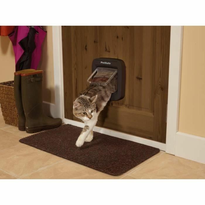 Puerta para gatos con microchip PETSAFE - Marrón 2 Puerta para gatos con microchip PETSAFE - Marrón 2