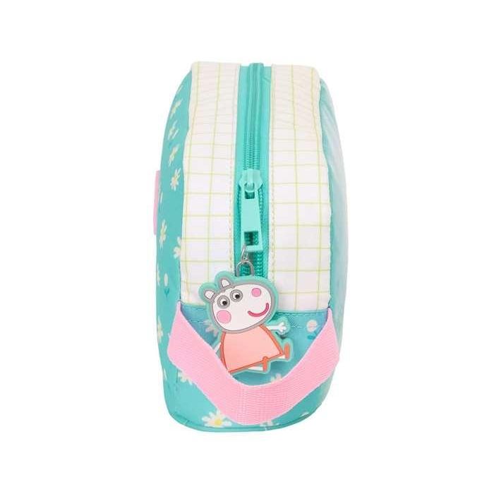 Portameriendas Térmico Peppa Pig Pretty flowers Amarillo Menta 21,5 x 12 x 6,5 cm 2