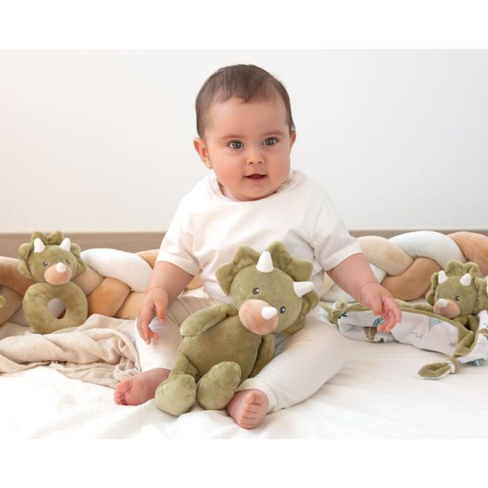 KioKids Peluche Dinosaurio Suave para Bebés +0 Meses Verde Poliester 1