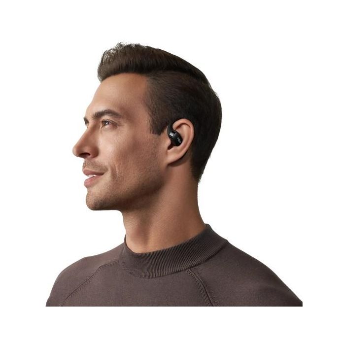 Shokz OpenFit Auriculares Bluetooth Inalámbricos Bone Conduction Negro