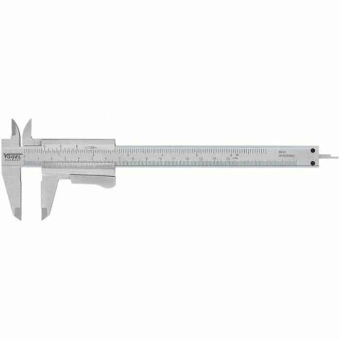 Calibre de profundidad VOGEL Acero Inoxidable 150 mm 0 Calibre de profundidad VOGEL Acero Inoxidable 150 mm 0