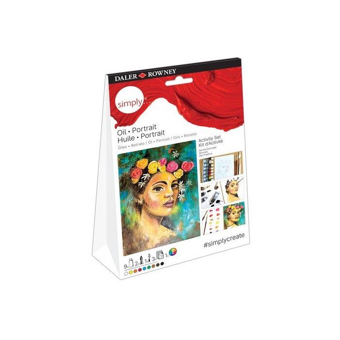 Daler Rowney Set de Pintura al Óleo Simply Activity