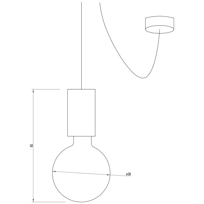 Lámpara Colgante Nagercoil SKD-P80057 Metal Diseño Vintage Ideal para Bombillas LED Filamento Regulable 4