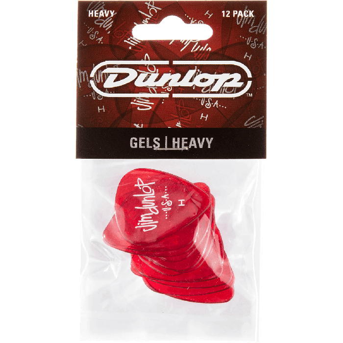 Dunlop Pack 12 Púas Gels - Heavy