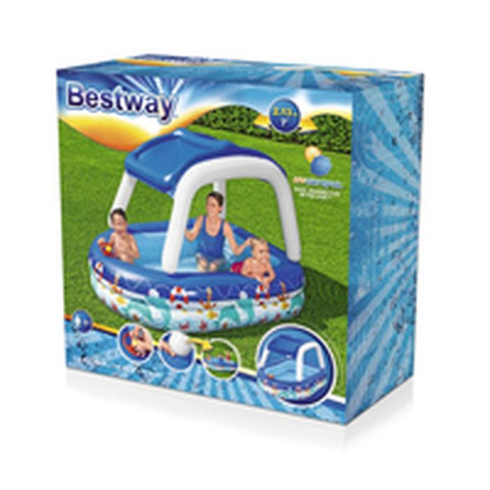 Bestway Piscina Hinchable Infantil Techo Desmontable Barco con Volante 213x155x132 cm +3 Años Jardin 54370 10 Bestway Piscina Hinchable Infantil Techo Desmontable Barco con Volante 213x155x132 cm +3 Años Jardin 54370 10