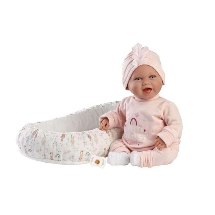 Llorens Muñeco Mimi Sonrisas Cunita Future Artist 42cm que emite sonidos 3