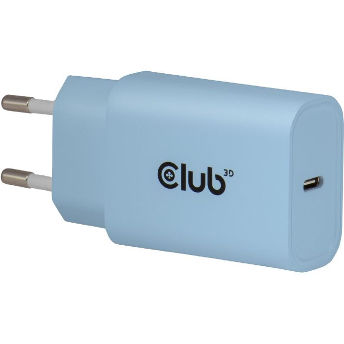 Club3D Lifestyle Ladegerät USB-C 30Watt. 2Stk blau retail 8