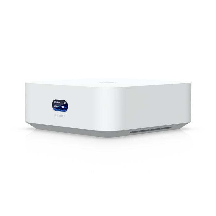 Ubiquiti Quad-core ARM Cortex-A53 at 1.5 GHz, 3 GB memory, 10G SFP+, 10 GbE RJ45, 2.5 GbE RJ45, WiFi 7, Bluetooth, 22W, 117 x 117 x 42.5 mm Ubiquiti Quad-core ARM Cortex-A53 at 1.5 GHz, 3 GB memory, 10G SFP+, 10 GbE RJ45, 2.5 GbE RJ45, WiFi 7, Bluetooth, 22W, 117 x 117 x 42.5 mm