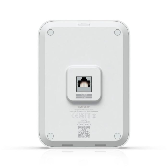 Ubiquiti AP WiFi 7 Montaje Pared, 4 Spatial Streams, 115 m2, 3x 2.5 GbE RJ45 PoE, Switch Integrado para Hostelería 2