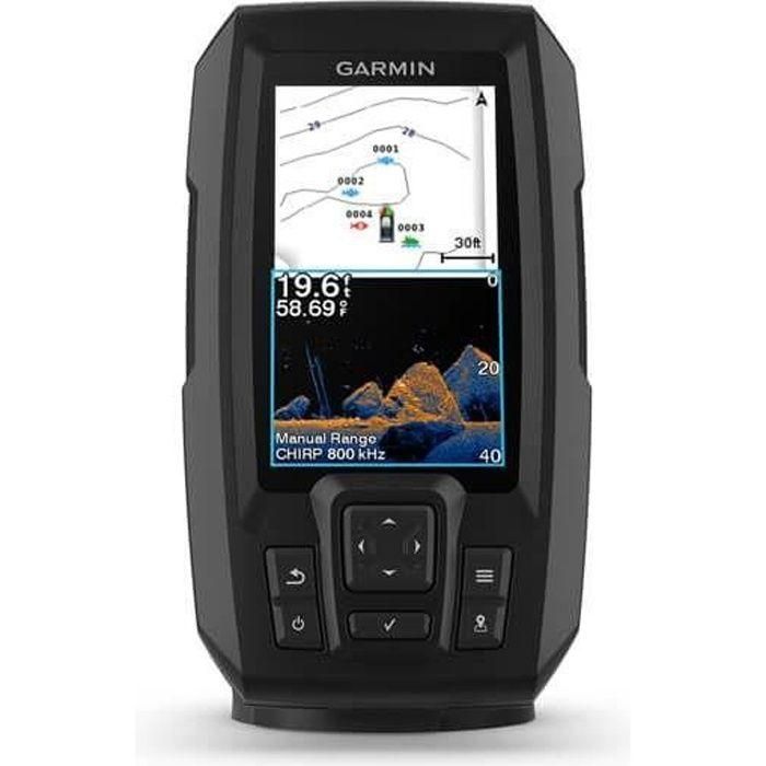 Garmin Striker Vivid 4cv Sonda de Pesca con Pantalla a Color de Máximo Detalle y Transductor GT20-TM Garmin Striker Vivid 4cv Sonda de Pesca con Pantalla a Color de Máximo Detalle y Transductor GT20-TM