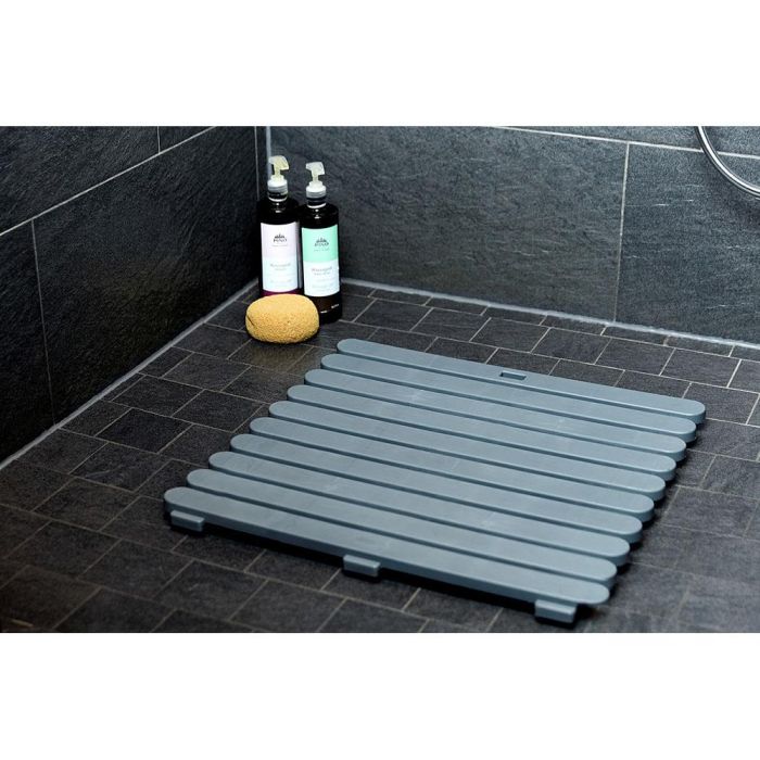 Wenko Tarima de baño in/outdoor 55x55cm gris 22947100 5 Wenko Tarima de baño in/outdoor 55x55cm gris 22947100 5